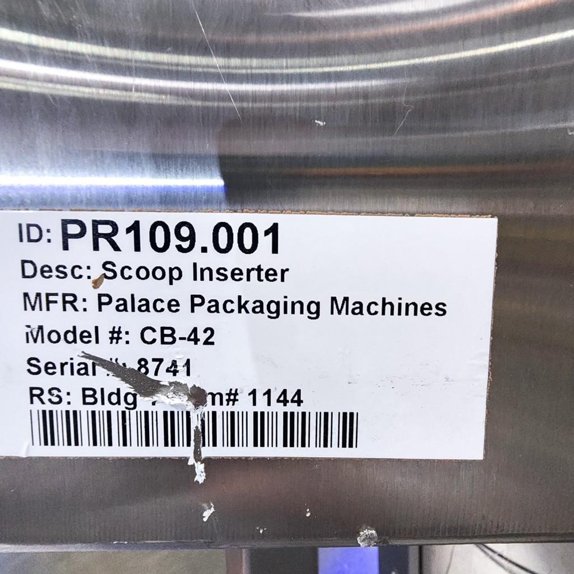 Image for MJK2052 Palace Packaging Machine Scoop Inserter CB-42-SF& H-15