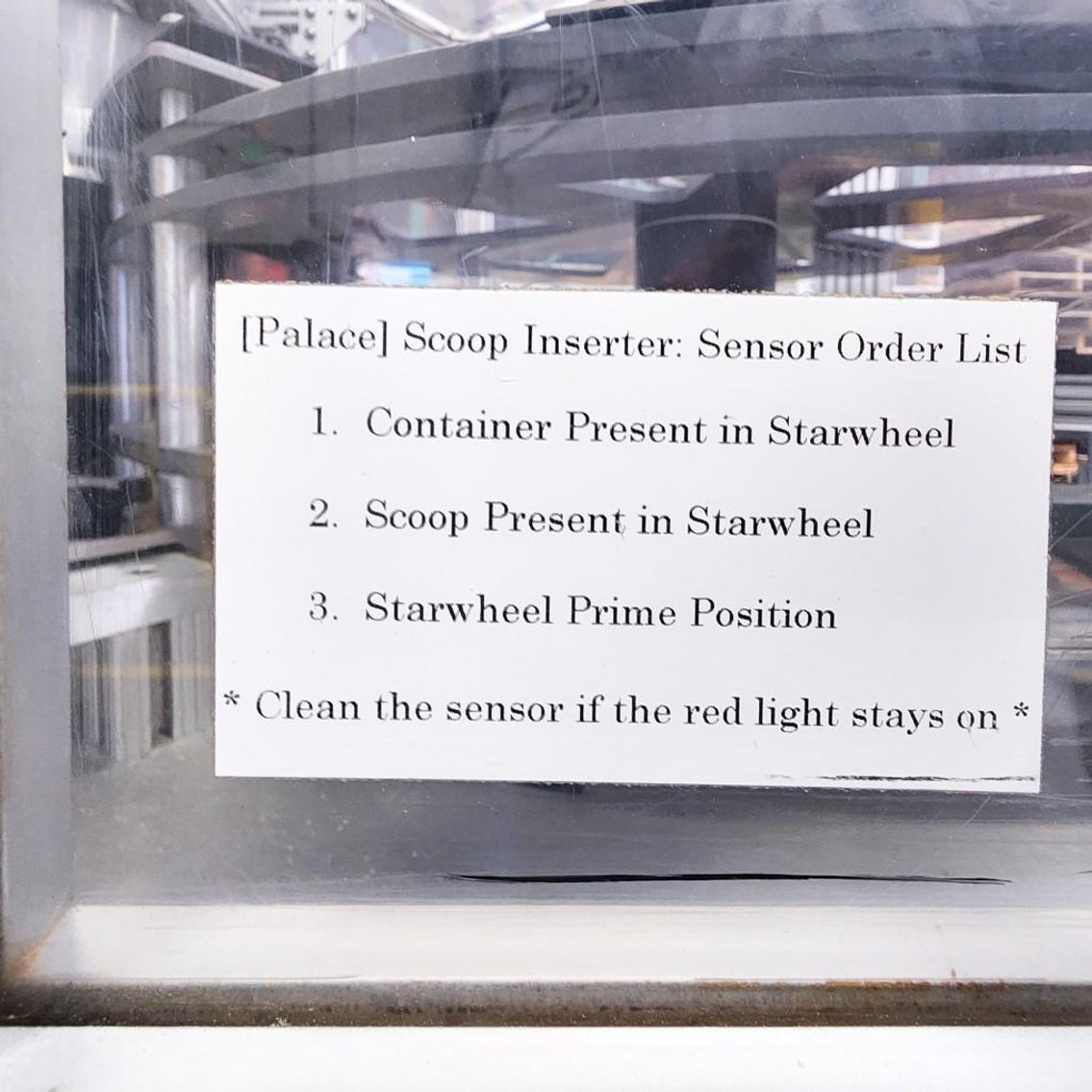 Image for MJK2052 Palace Packaging Machine Scoop Inserter CB-42-SF& H-15