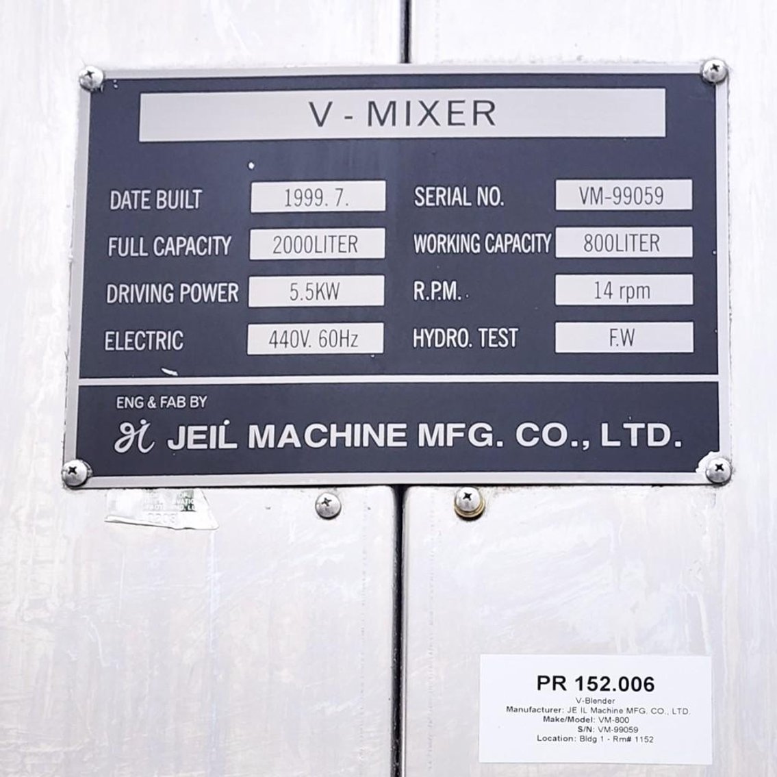 Image for MJK2050 70 Cubic Foot V- Blender