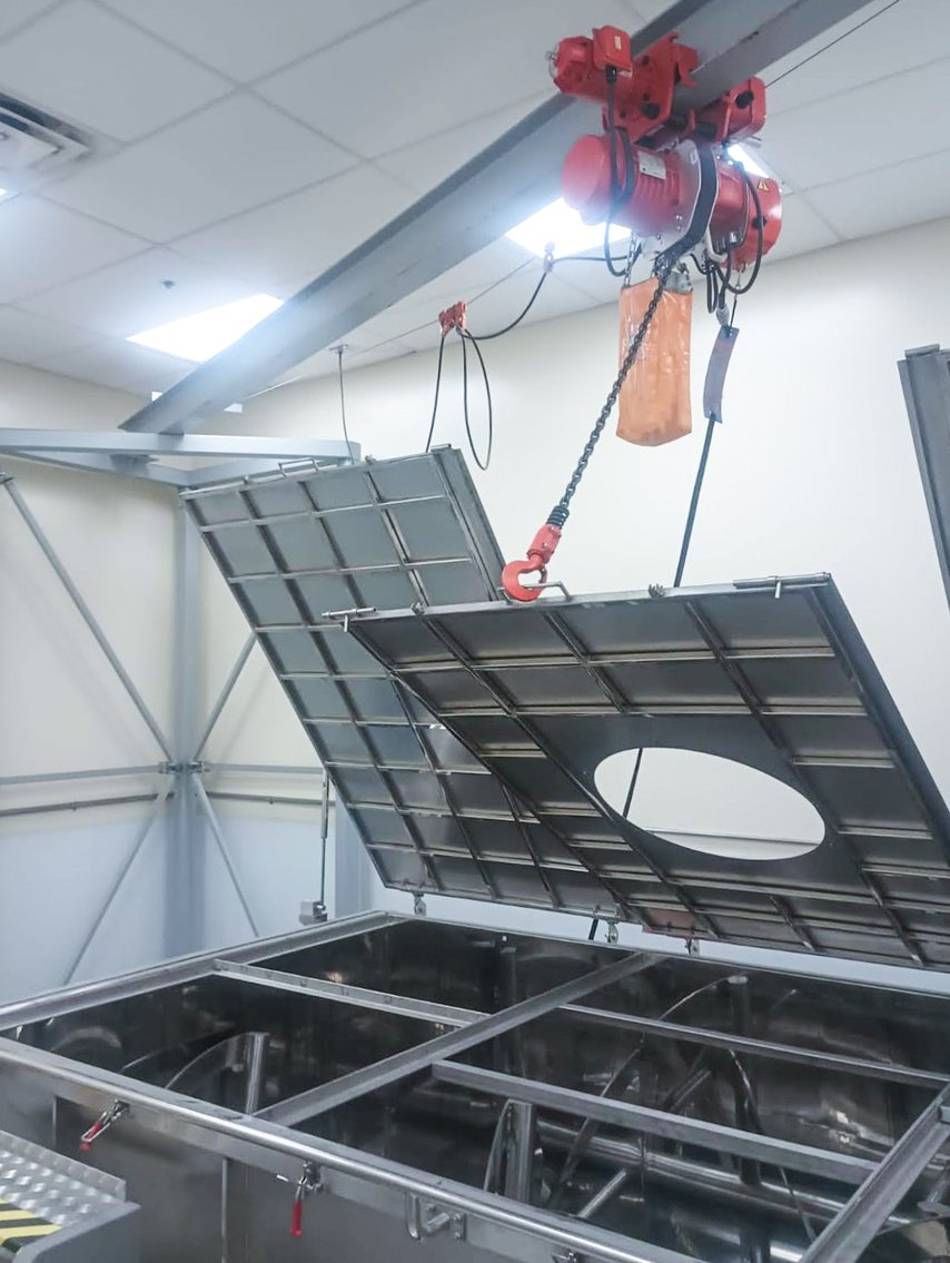 Image for ***SOLD***MJK2076 Tecnox/Ideal Solution 350-R Ribbon Blender 10,000L/350 CU FT