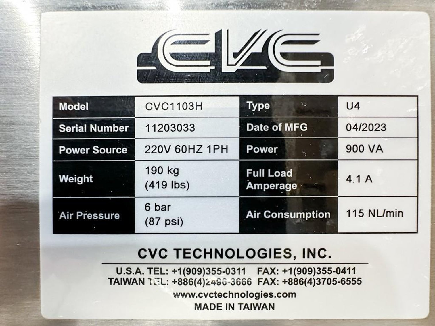 Image for **SOLD** MJK2085 CVC Desiccant Pouch Dropper CVC 1103H