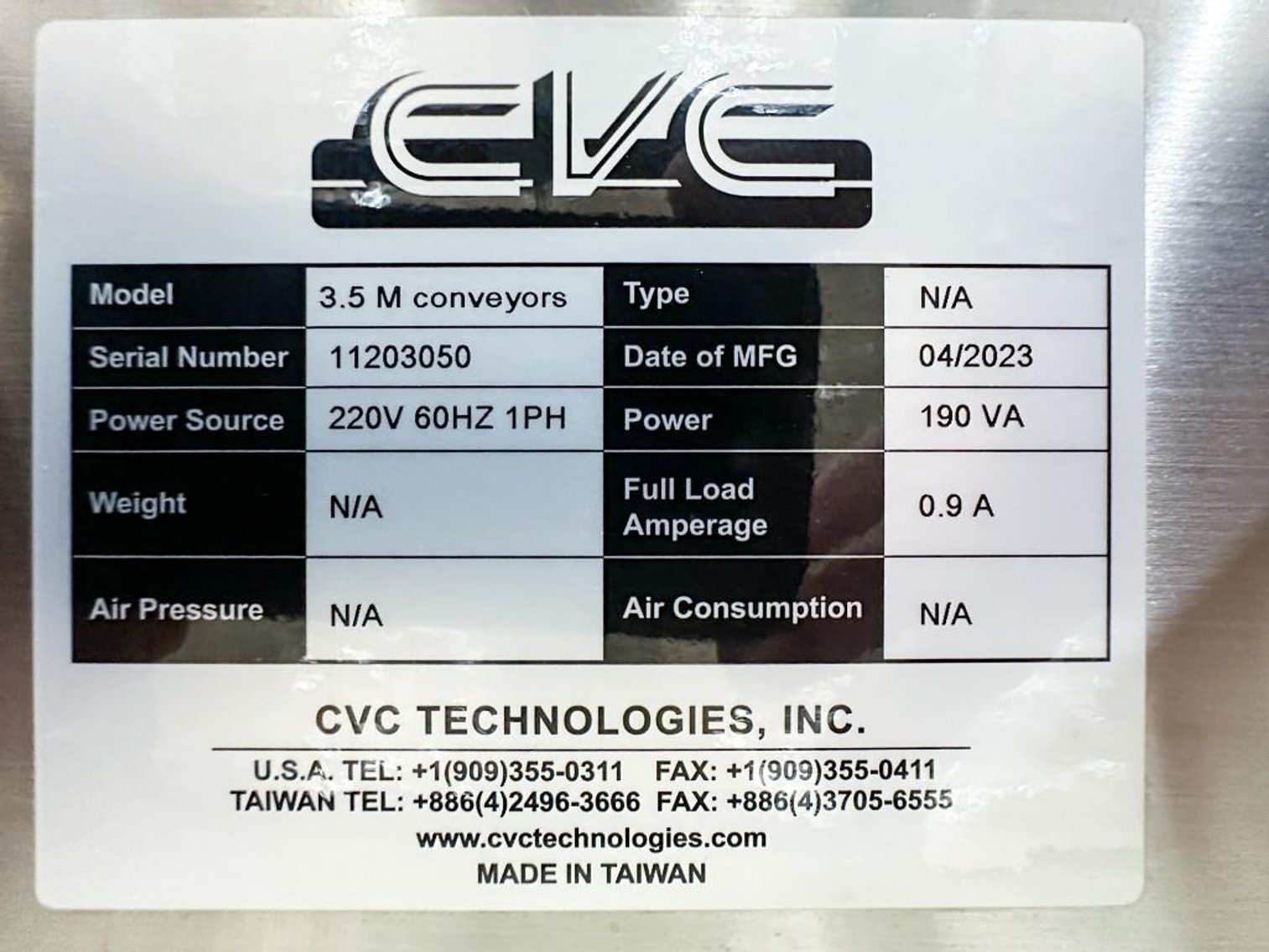 Image for **SOLD** MJK2084 2 Conveyors 11' and 13' long