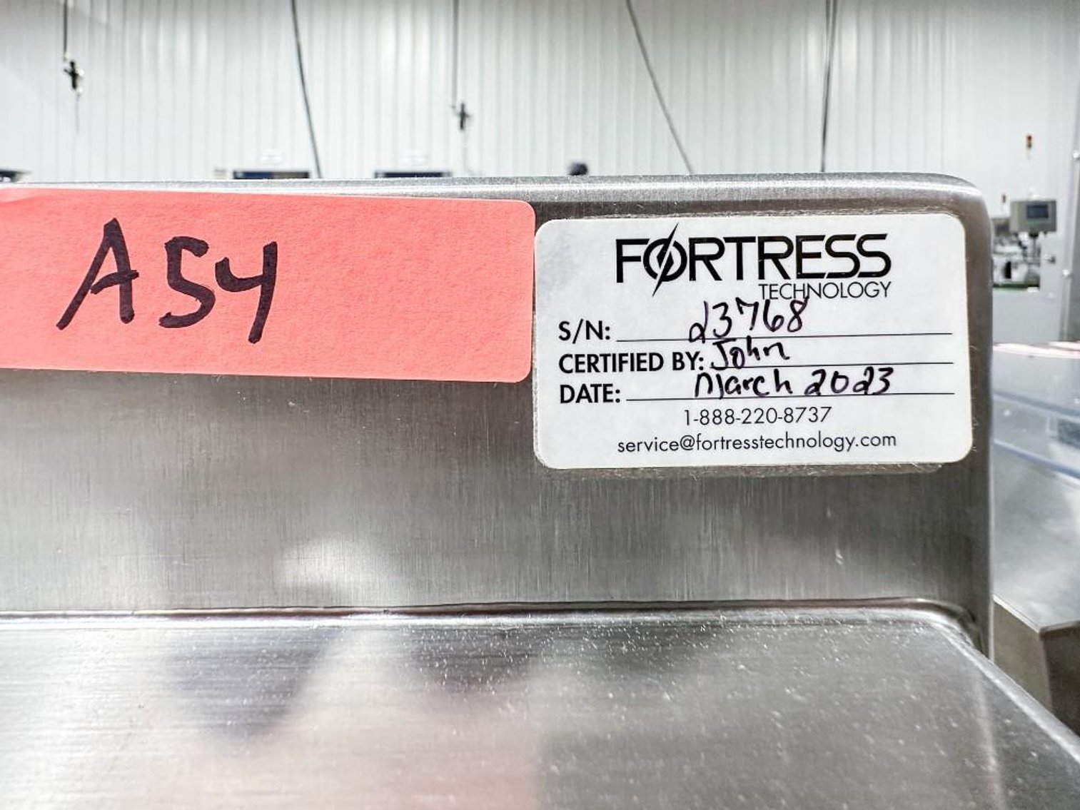 Image for **SOLD** MJK2086 Fortress Metal Check