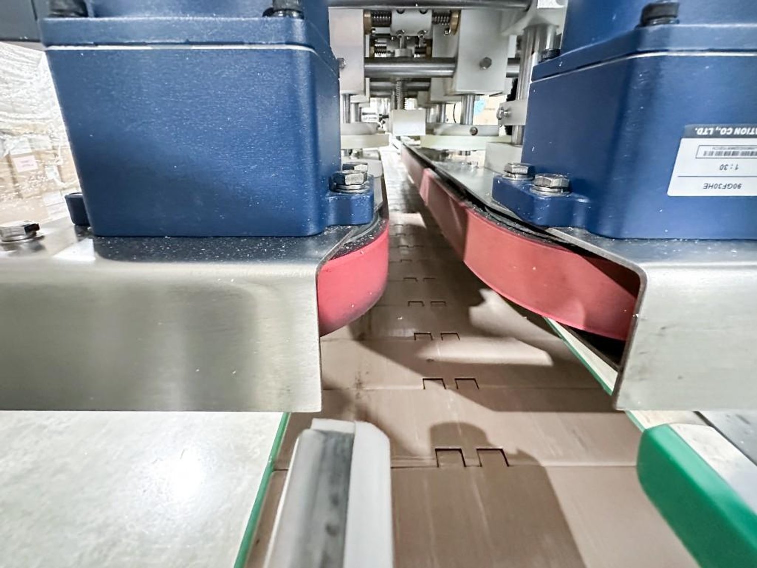 Image for **SOLD** MJK2087 Ningbo Deli 3 Spindle Capper w/ Cap Elevator