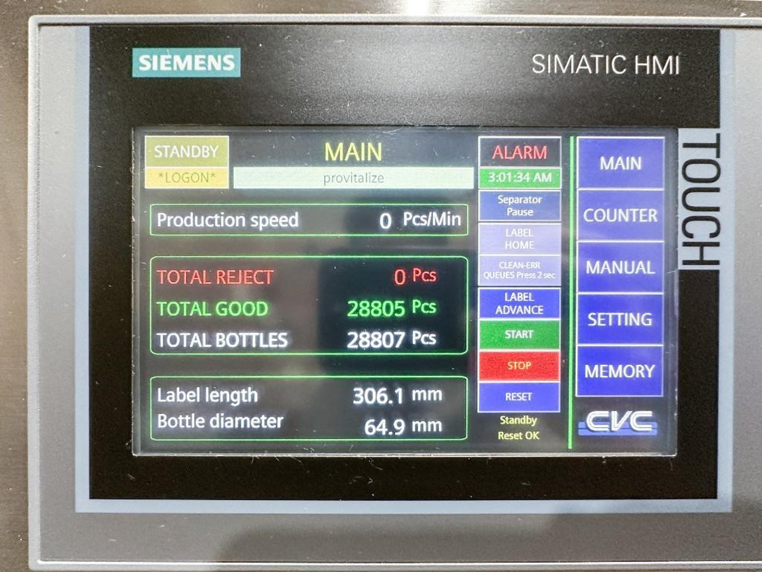 Image for **SOLD** MJK2088 CVC Wrap Labeler 302