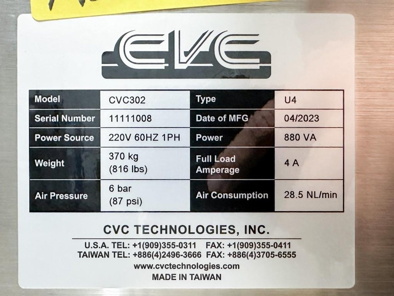 Image for **SOLD** MJK2088 CVC Wrap Labeler 302