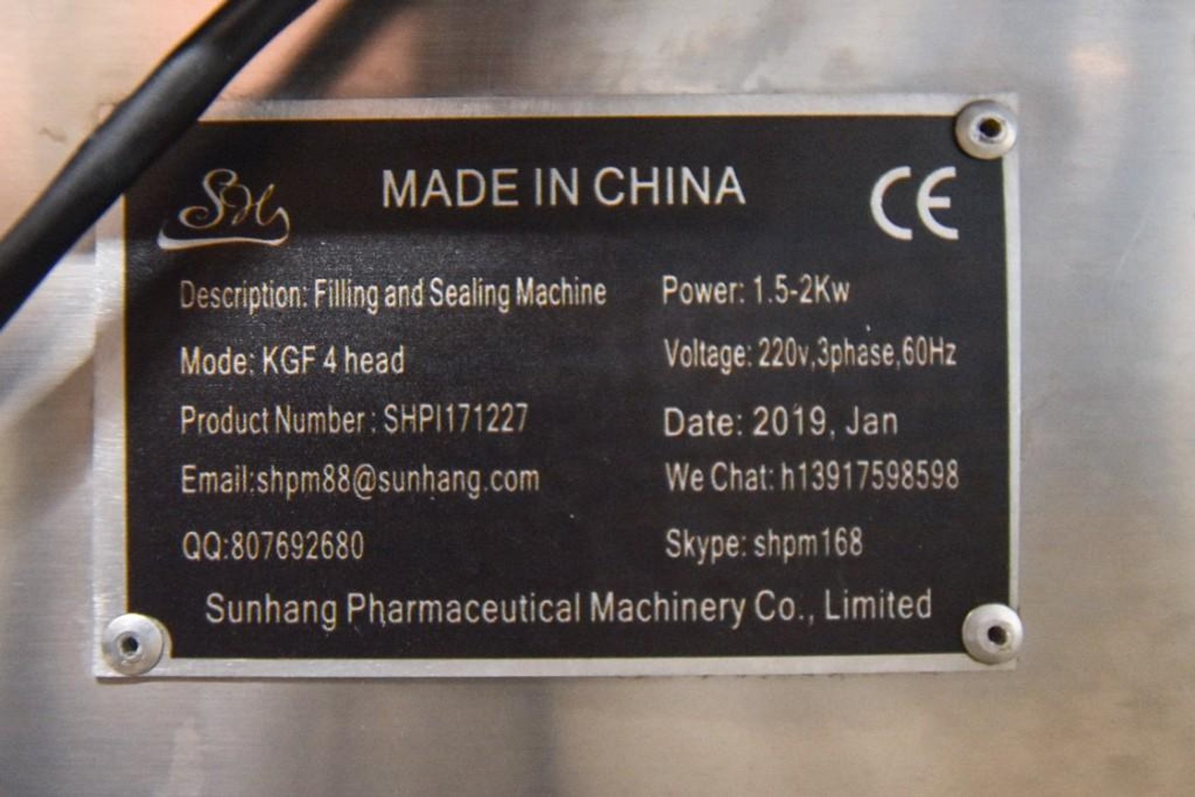 Image for MJK2094 KGF 4 Head Filler and Sealer w/ Infeed Table 36