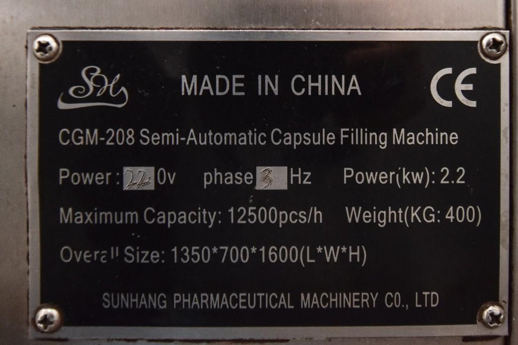Image for MJK2105 Semi-Auto Capsule Filling Machine CGM-208
