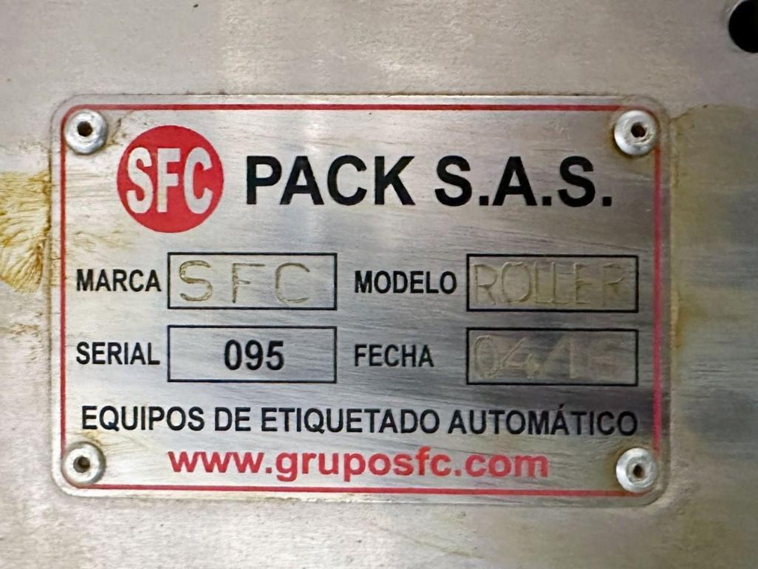 Image for MJK2114 SFC Roller Labeler