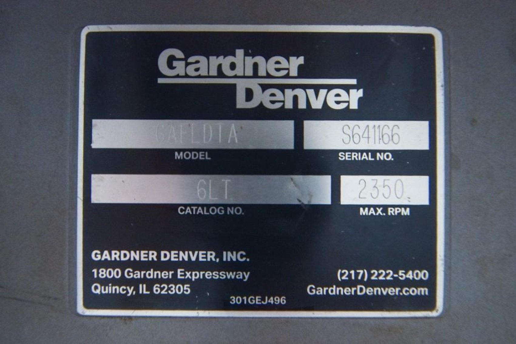 Image for ***SOLD*** MJK2115 Gardener Denver Blower GAFLDTA