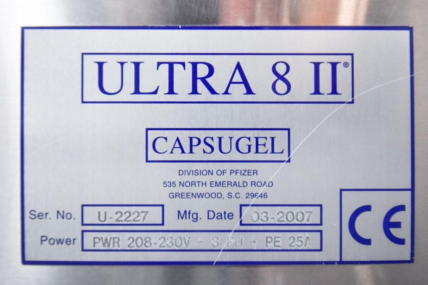 Image for MJK2124 Capsugel Ultra 8 II Semi Automatic Encapsulation Machine