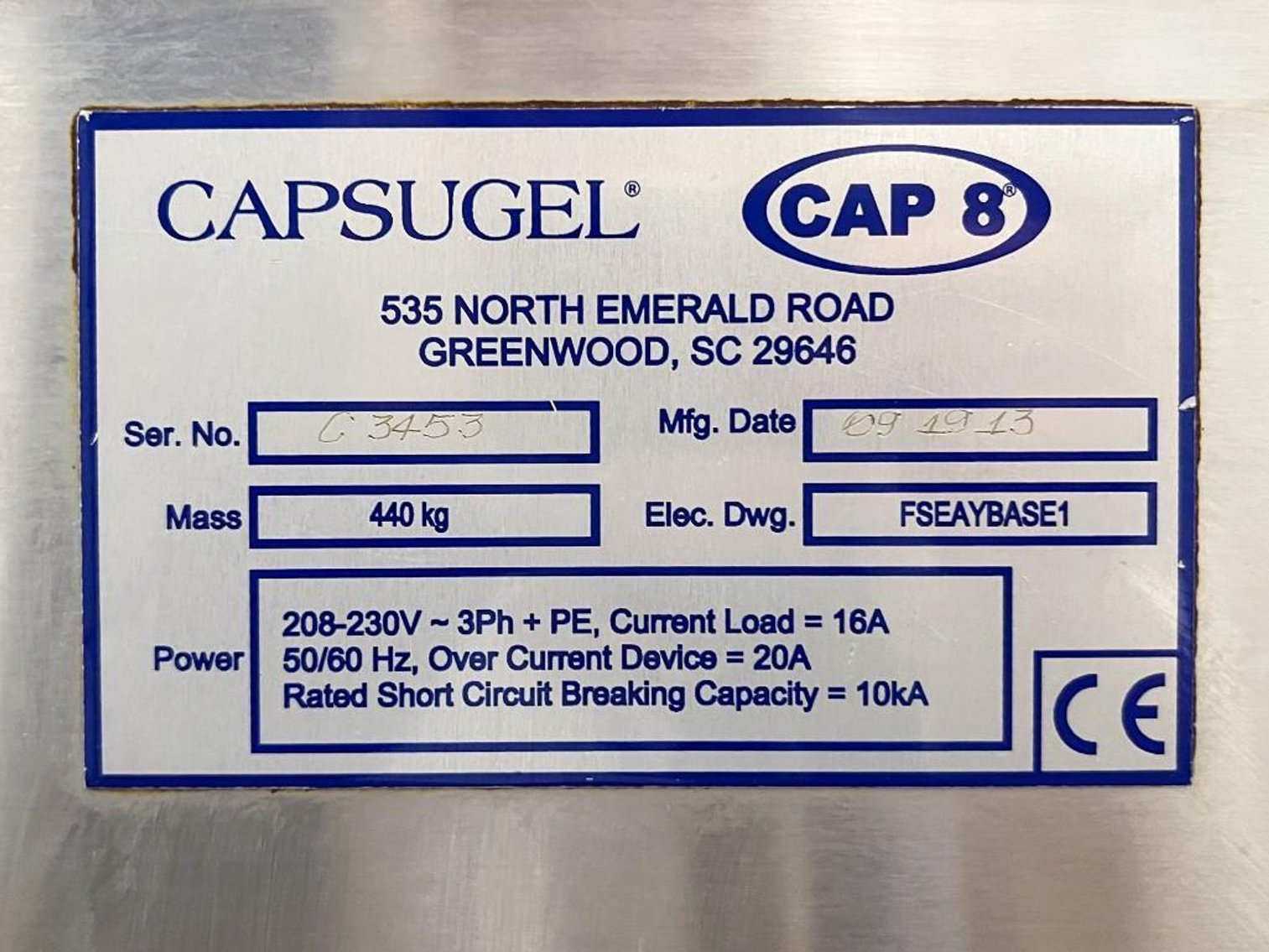 Image for MJK2123 Capsugel Semi Automatic Encapsulation Machine CAP 8
