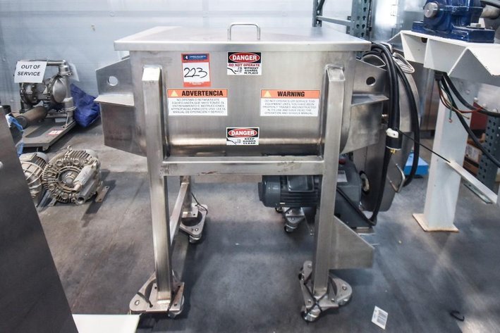 Image for MJK2128 5 Cubic Foot Double Ribbon Blender no name plate