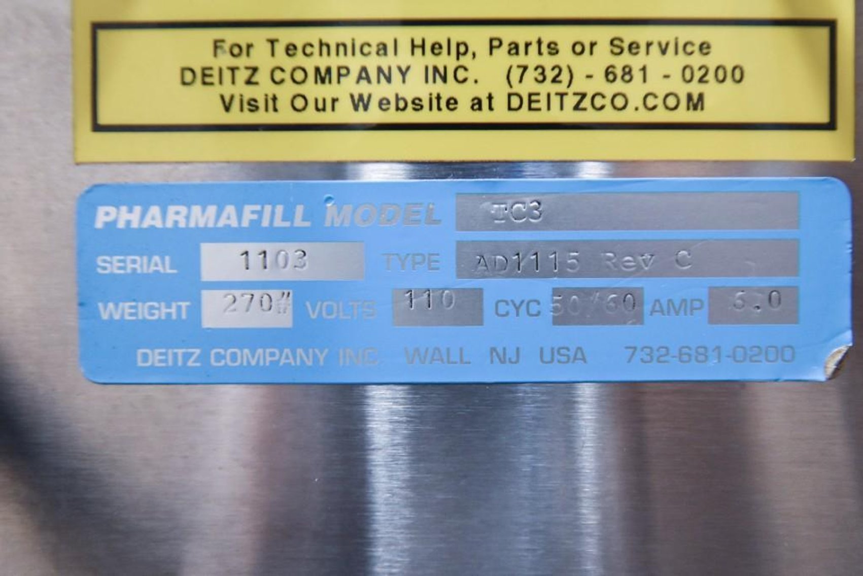 Image for ***SOLD*** MJK2130 Pharmafill TC3 Deitz Counter