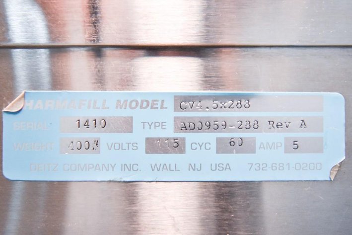 Image for ***SOLD*** MJK2135 Pharmafill Conveyor CV4 5'x 288''