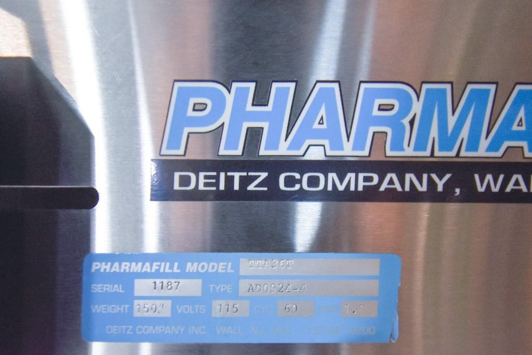 Image for ***SOLD*** MJK2139 Pharmafil A36 Accumulation Table 36