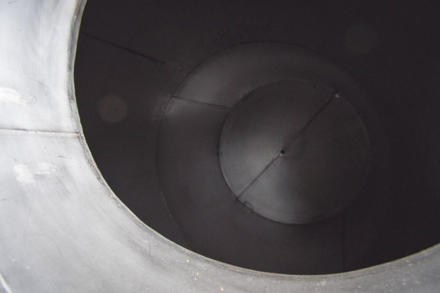 Image for ***SOLD*** MJK2161 H-3 Liquid Holding Tank, Tank, 6,500 Gallon, Stainless Steel, Dish Bottom, Legs,