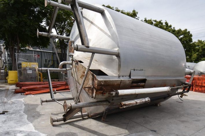 Image for ***SOLD*** MJK2164 Jacketed Liquid Mixing Tank with Dual motors, Tank, 6,000 Gallon Dbl Agitation