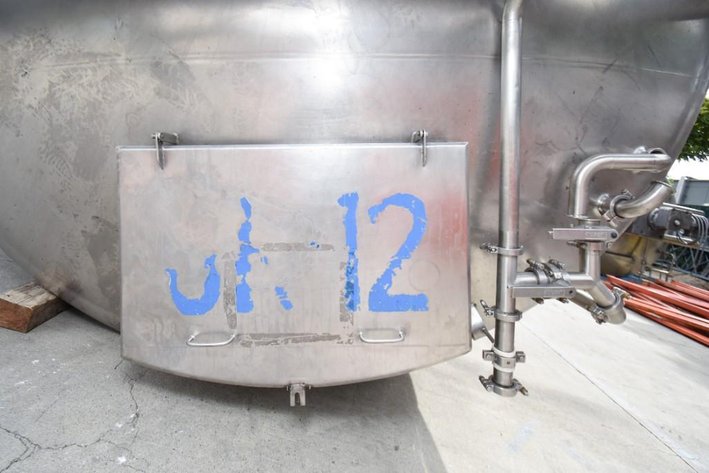 Image for ***SOLD*** MJK2164 Jacketed Liquid Mixing Tank with Dual motors, Tank, 6,000 Gallon Dbl Agitation