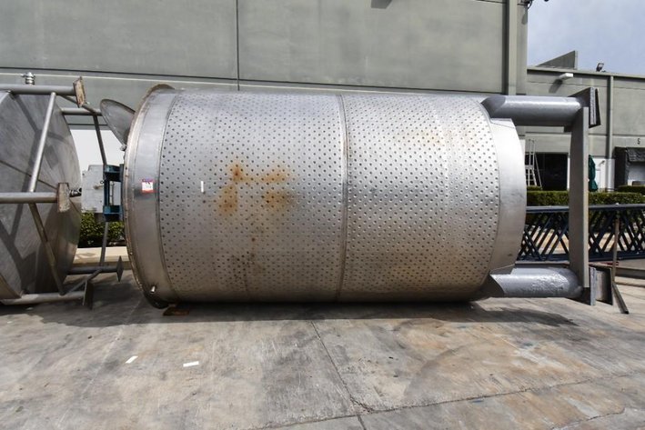 Image for ***SOLD*** MJK2167 JK-2 Jackted Dimple Tank with Agitation, Tank, 3,000 Gallon, Stainless Steel, Agitate, Jacketed