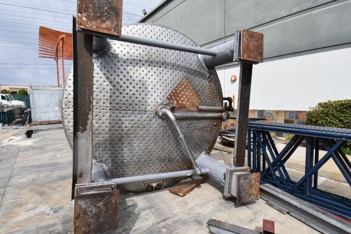 Image for ***SOLD*** MJK2167 JK-2 Jackted Dimple Tank with Agitation, Tank, 3,000 Gallon, Stainless Steel, Agitate, Jacketed