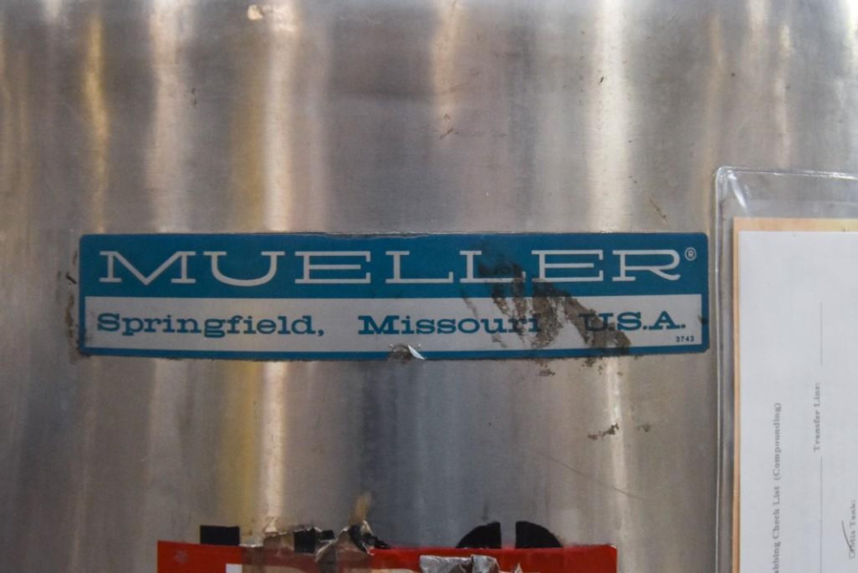 Image for MJK2170 Jacketed Mueller Tank 100 Gallon