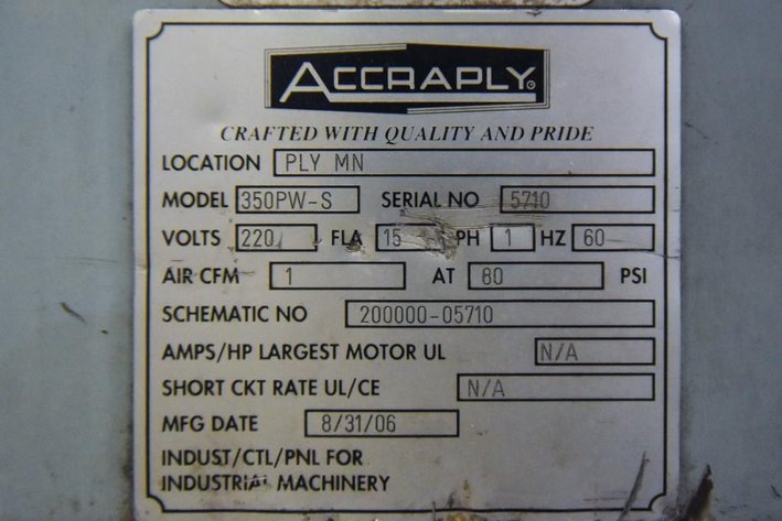 Image for MJK2175 Accraply Double Sided Labeler 350 PW – S