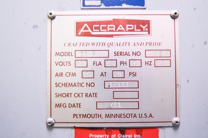 Image for ***SOLD*** MJK2178 Accraply Double Sided Labeler 35PW