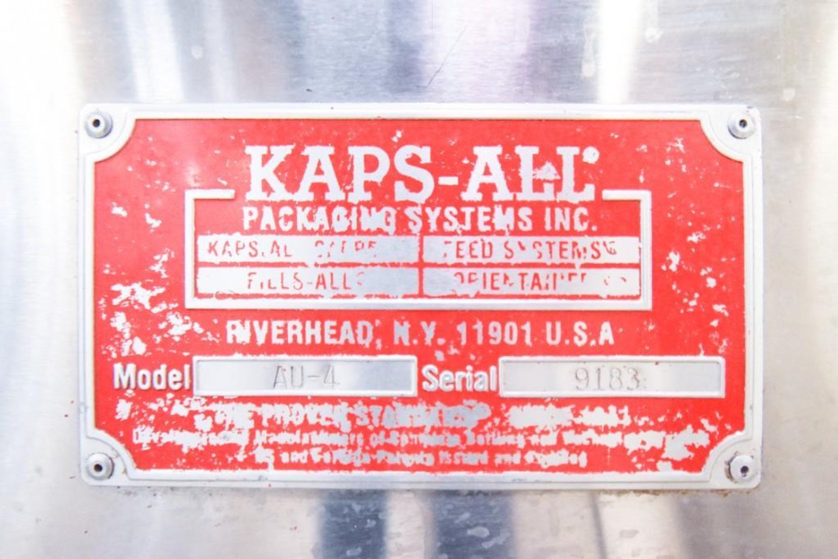 Image for MJK2204 Kaps All AU-4 Compact Unscrambler AU-4