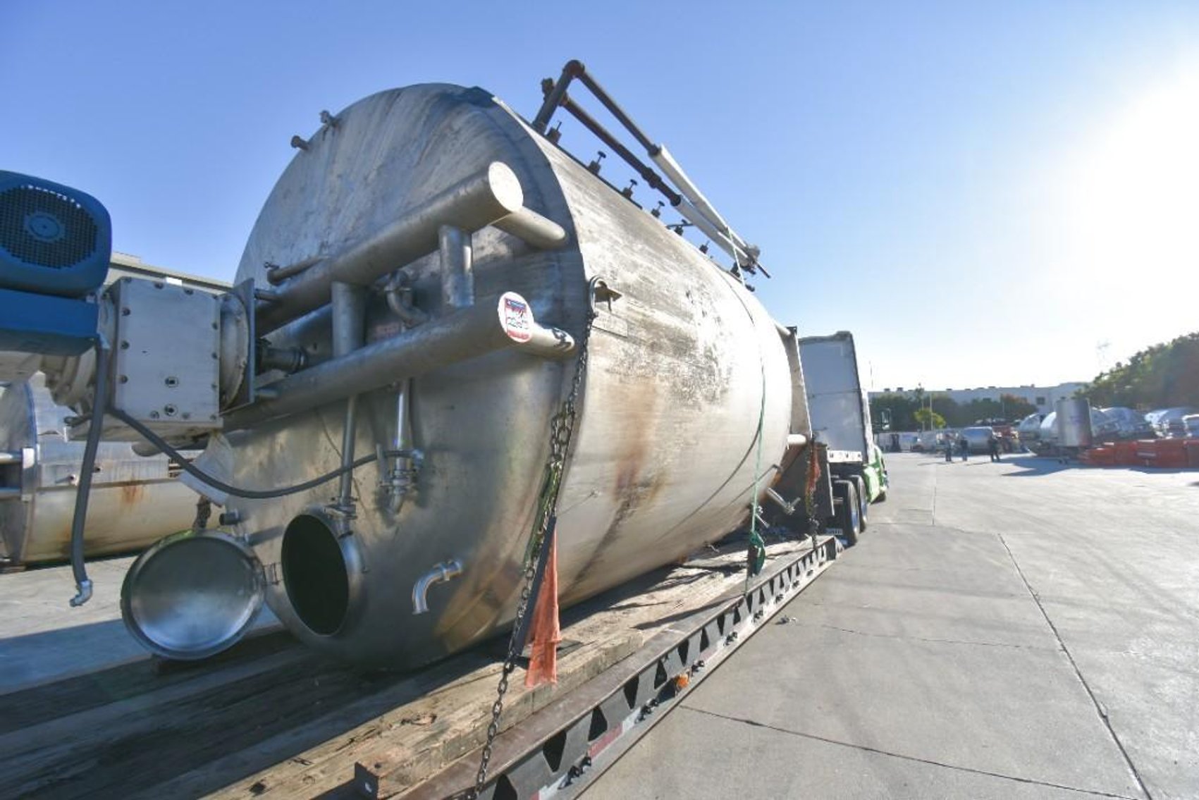 Image for MJK2207 ***SOLD*** Stainless Steel 6,000 Gallon Jacketed & Double Motion Agitated Tank