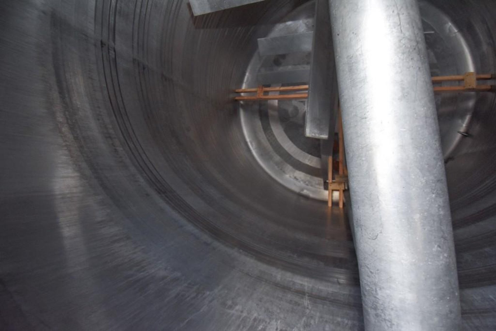 Image for MJK2207 ***SOLD*** Stainless Steel 6,000 Gallon Jacketed & Double Motion Agitated Tank