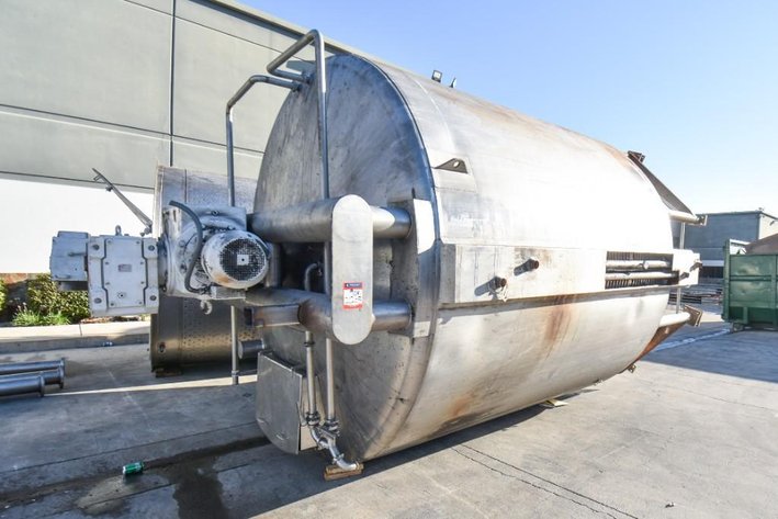 Image for MJK2208 Stainless Steel 6,000 Gallon Jacketed & Double Motion Agitated Tank