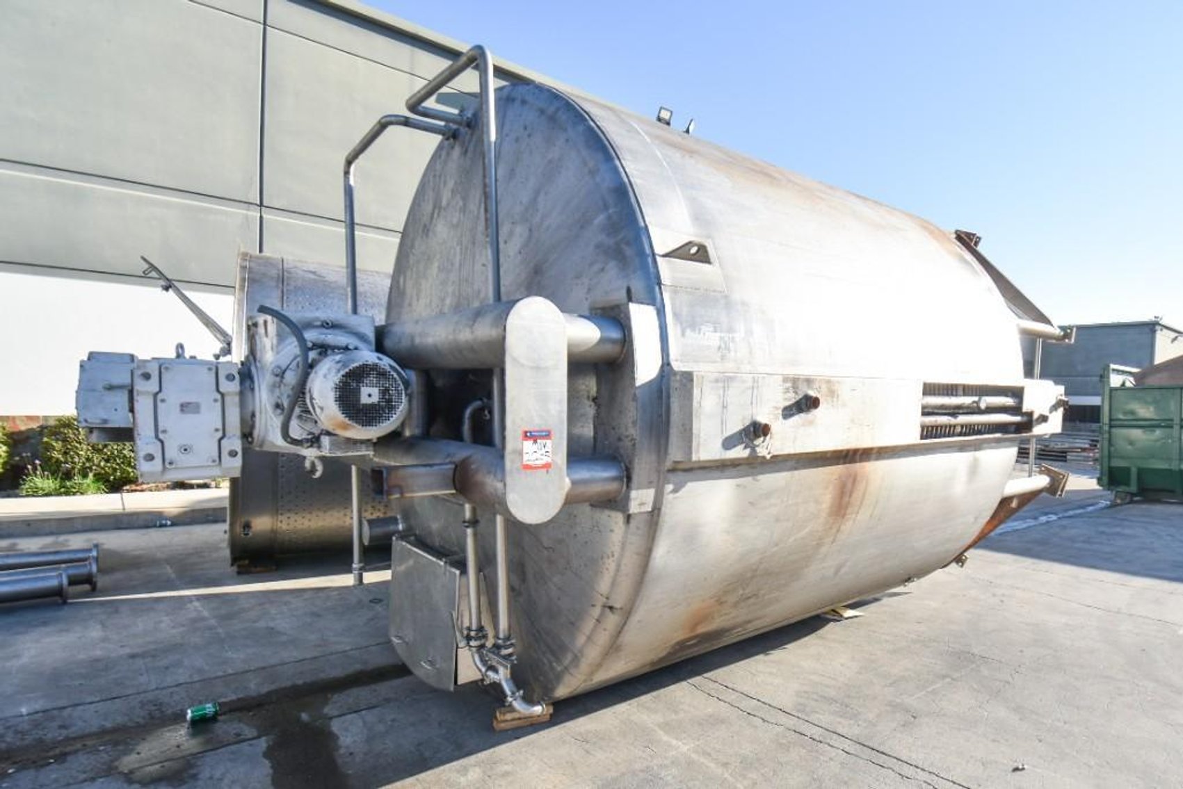 Image for MJK2208 Stainless Steel 6,000 Gallon Jacketed & Double Motion Agitated Tank