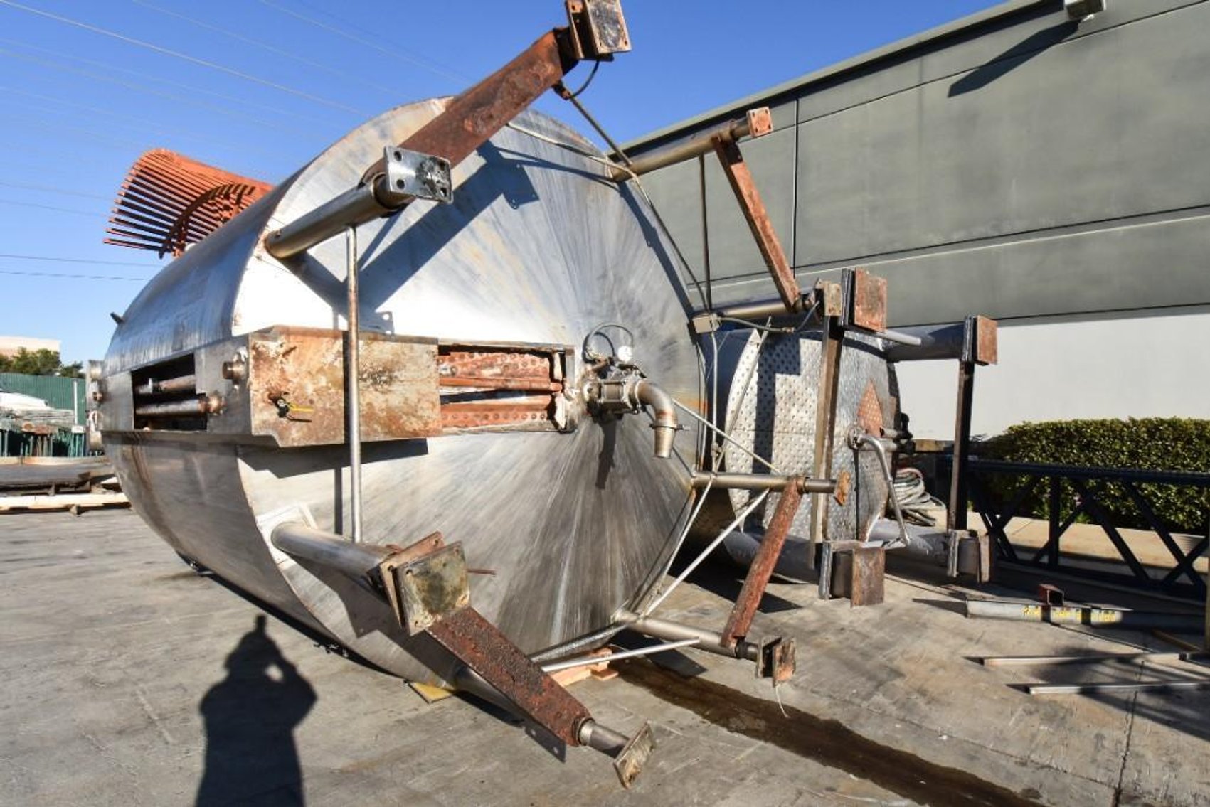 Image for MJK2208 Stainless Steel 6,000 Gallon Jacketed & Double Motion Agitated Tank