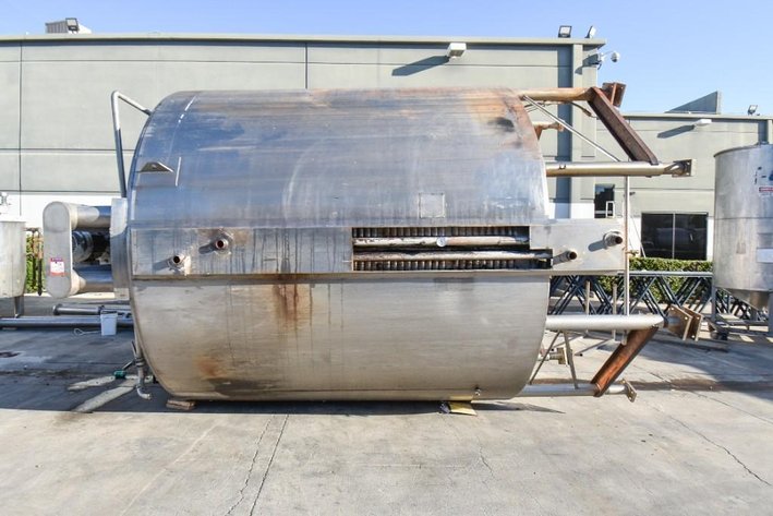 Image for MJK2208 Stainless Steel 6,000 Gallon Jacketed & Double Motion Agitated Tank