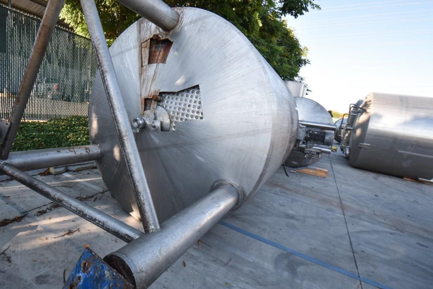Image for ***SOLD*** MJK2209 Stainless Steel Jacketed Mix Tank with Double Motion Agitation 2,750 gallon