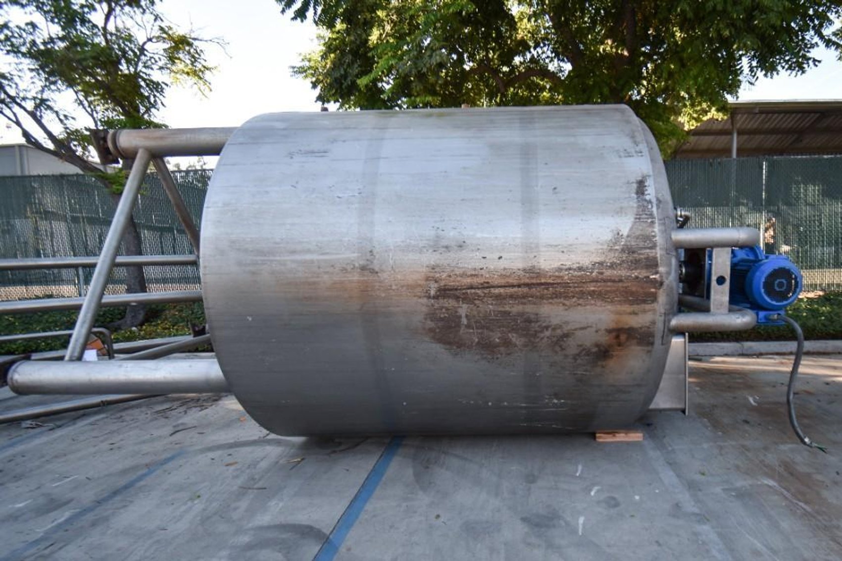 Image for ***SOLD*** MJK2209 Stainless Steel Jacketed Mix Tank with Double Motion Agitation 2,750 gallon