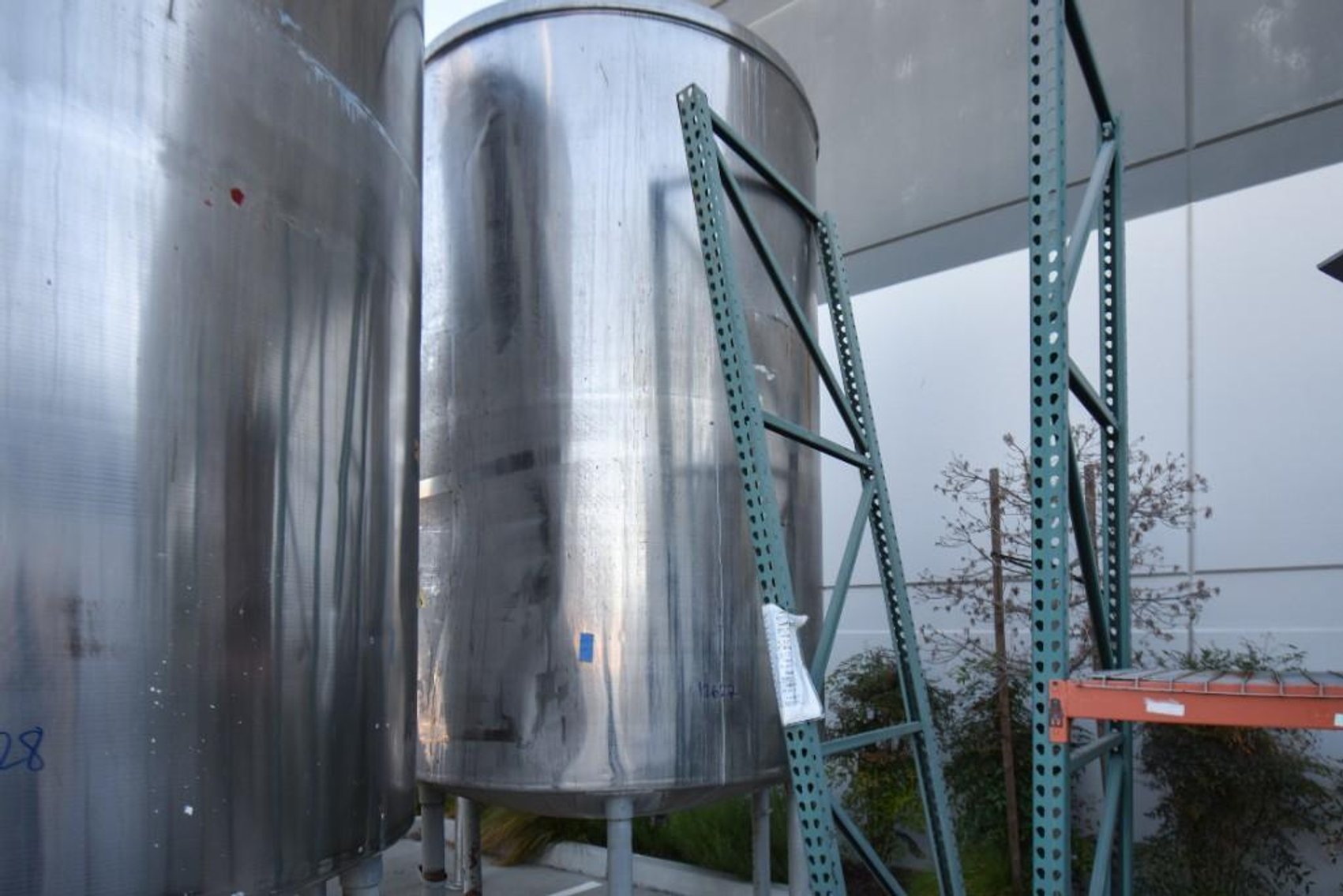 Image for MJK2216 Stainless Steel Dish Bottom Tank, approximately 2,000 Gallon capacity