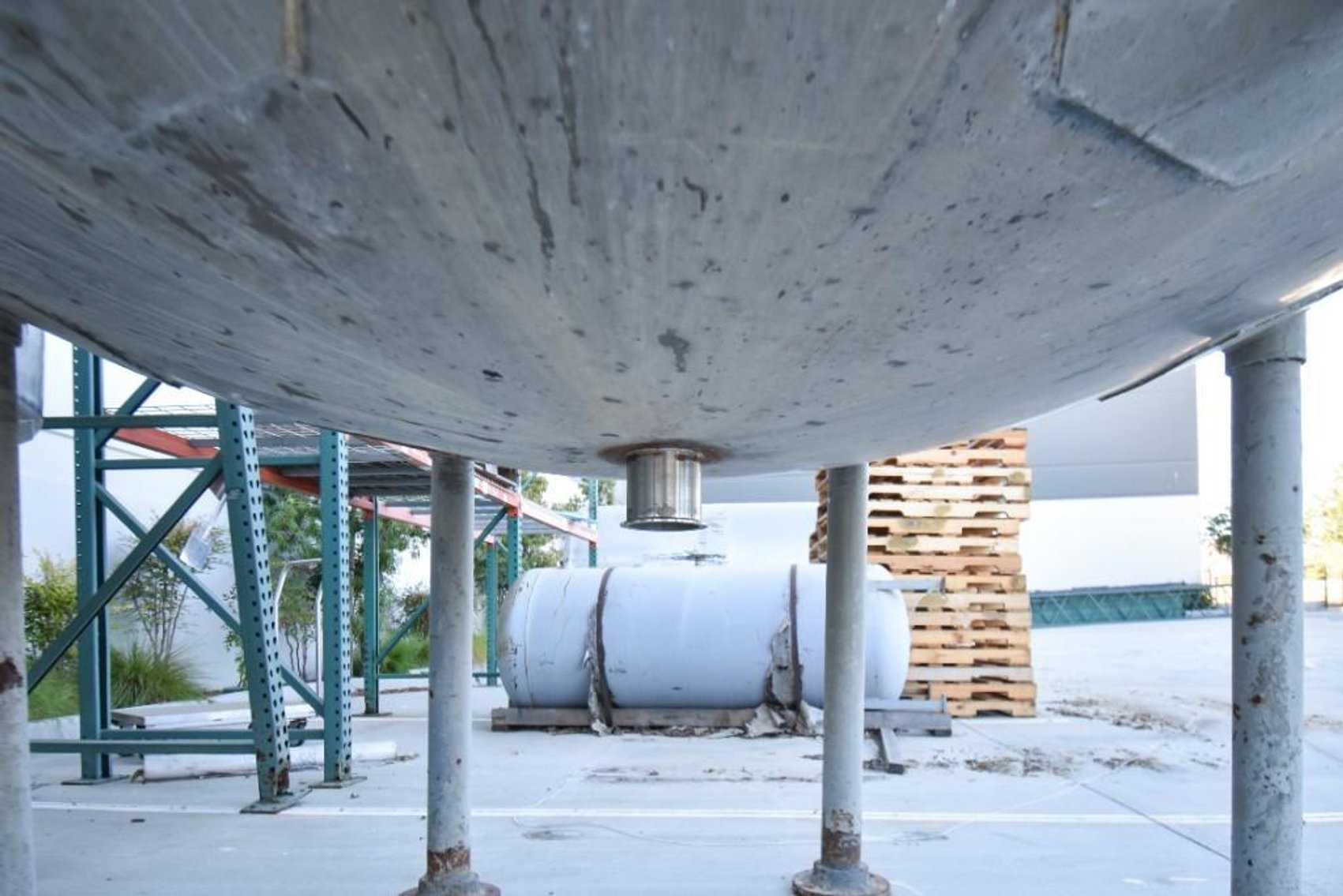 Image for ***SOLD*** MJK2217 Stainless Steel Dish Bottom Tank, approximately 2,000 Gallon capacity