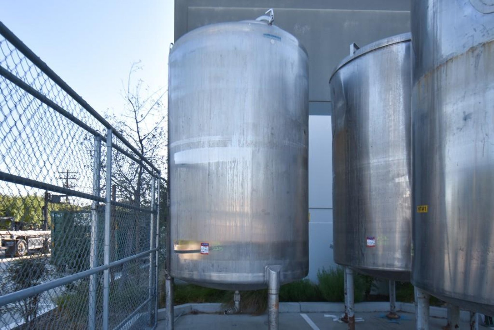 Image for ***SOLD*** MJK2215 Stainless Steel Dish Bottom Tank, approximately 2,000 Gallon capacity