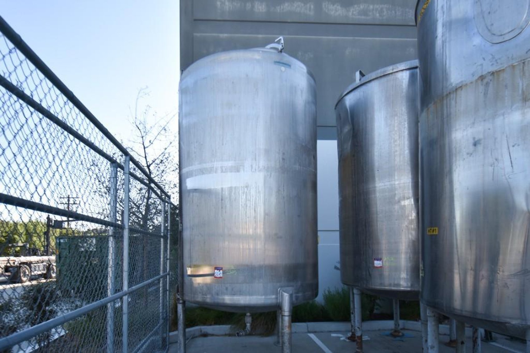 Image for ***SOLD*** MJK2215 Stainless Steel Dish Bottom Tank, approximately 2,000 Gallon capacity