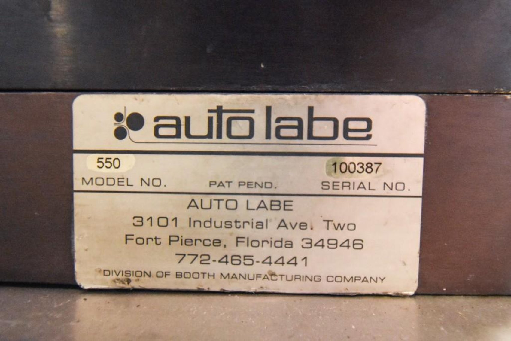 Image for MJK2223 Auto Lab Labler 550