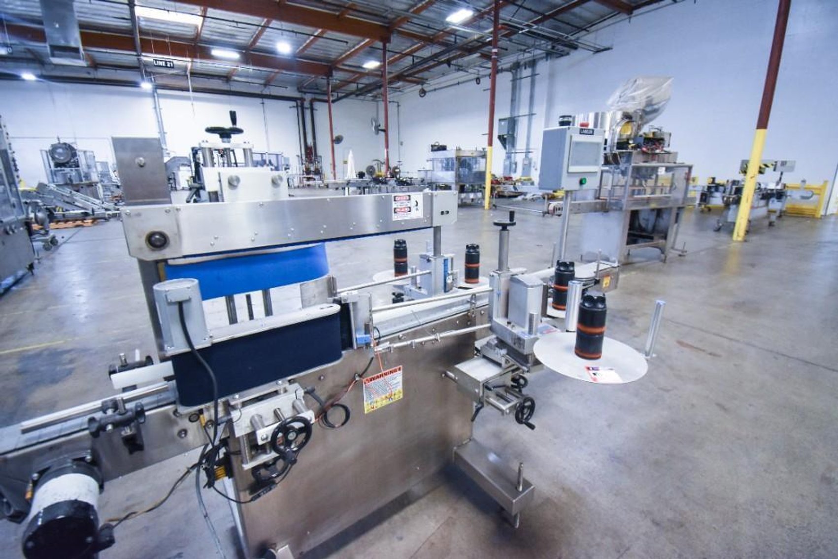 Image for ***SOLD*** MJK2237 Automate Label Vantage Double Sided Labeler With Top hold Down LC-40