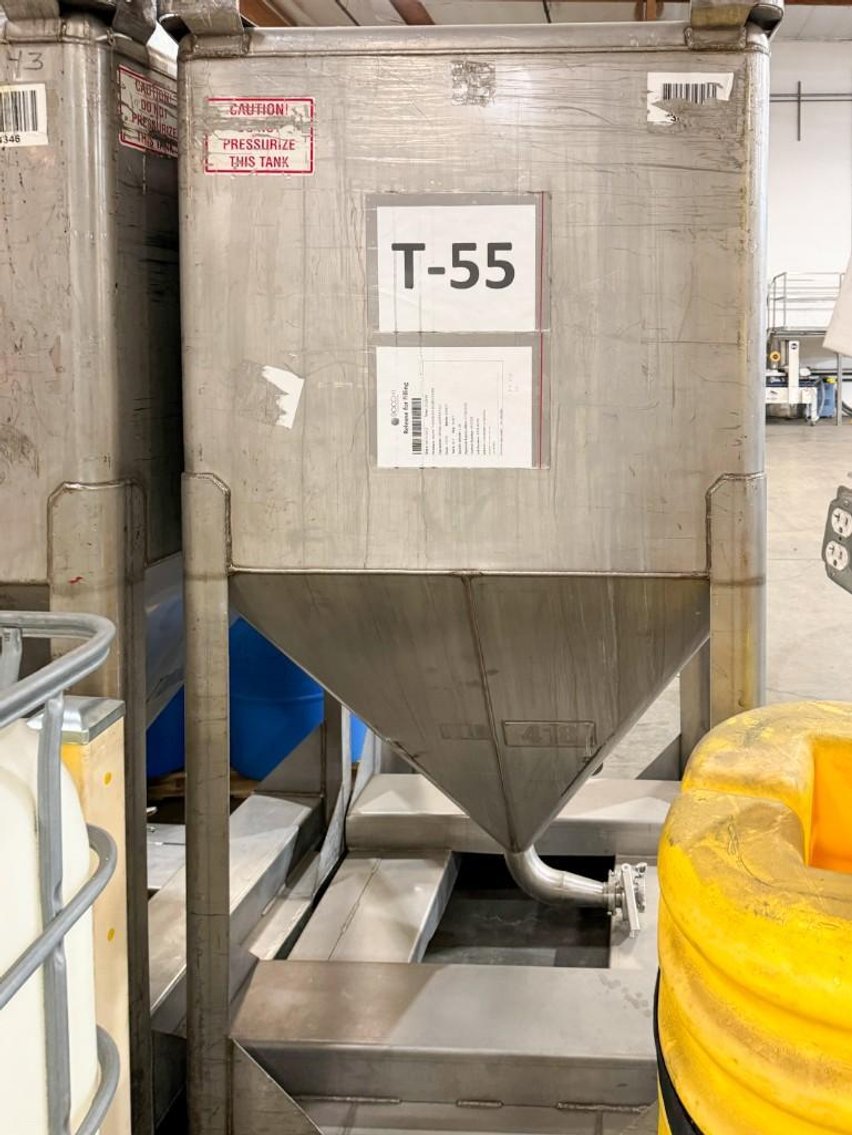 Image for MJK2267 425 Gallon SS Tote