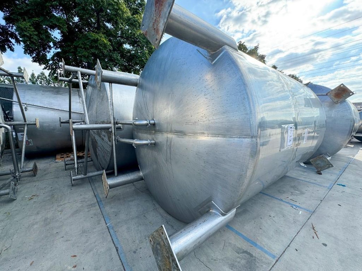 Image for ***SOLD*** MJK2270 Stainless steel Dual Compartment Single Wall StorageTank 6000 Gallons