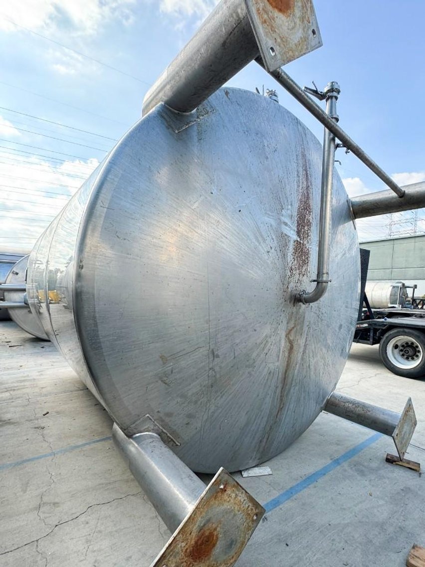 Image for ***SOLD*** MJK2271 Stainless steel Dual Compartment Single Wall StorageTank 6000 Gallons