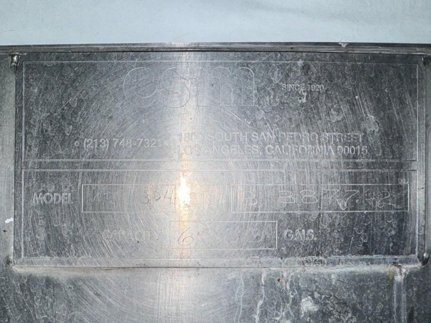 Image for ***SOLD*** MJK2277 6,000 Gallon Single Walled Agitation Tank