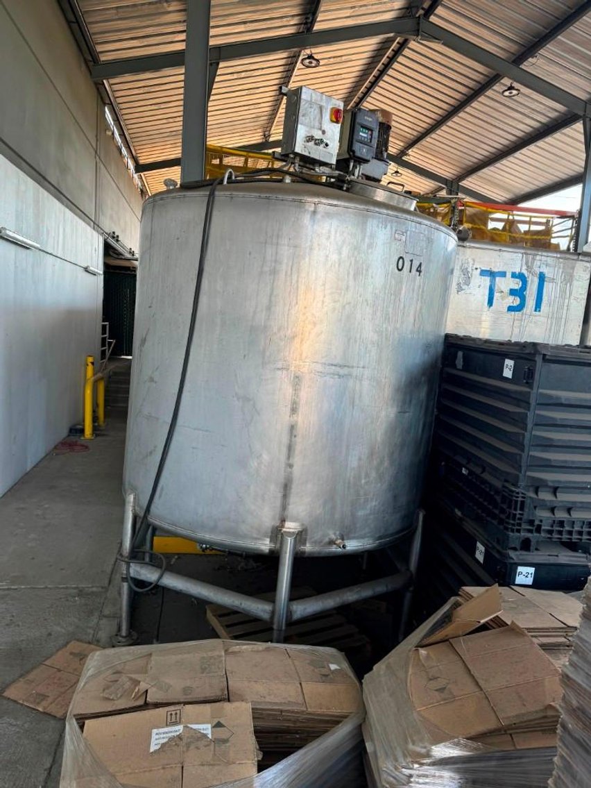 Image for ***SOLD*** MJK2278 Walker 1,700 Gallon Single Walled Agitation Tank