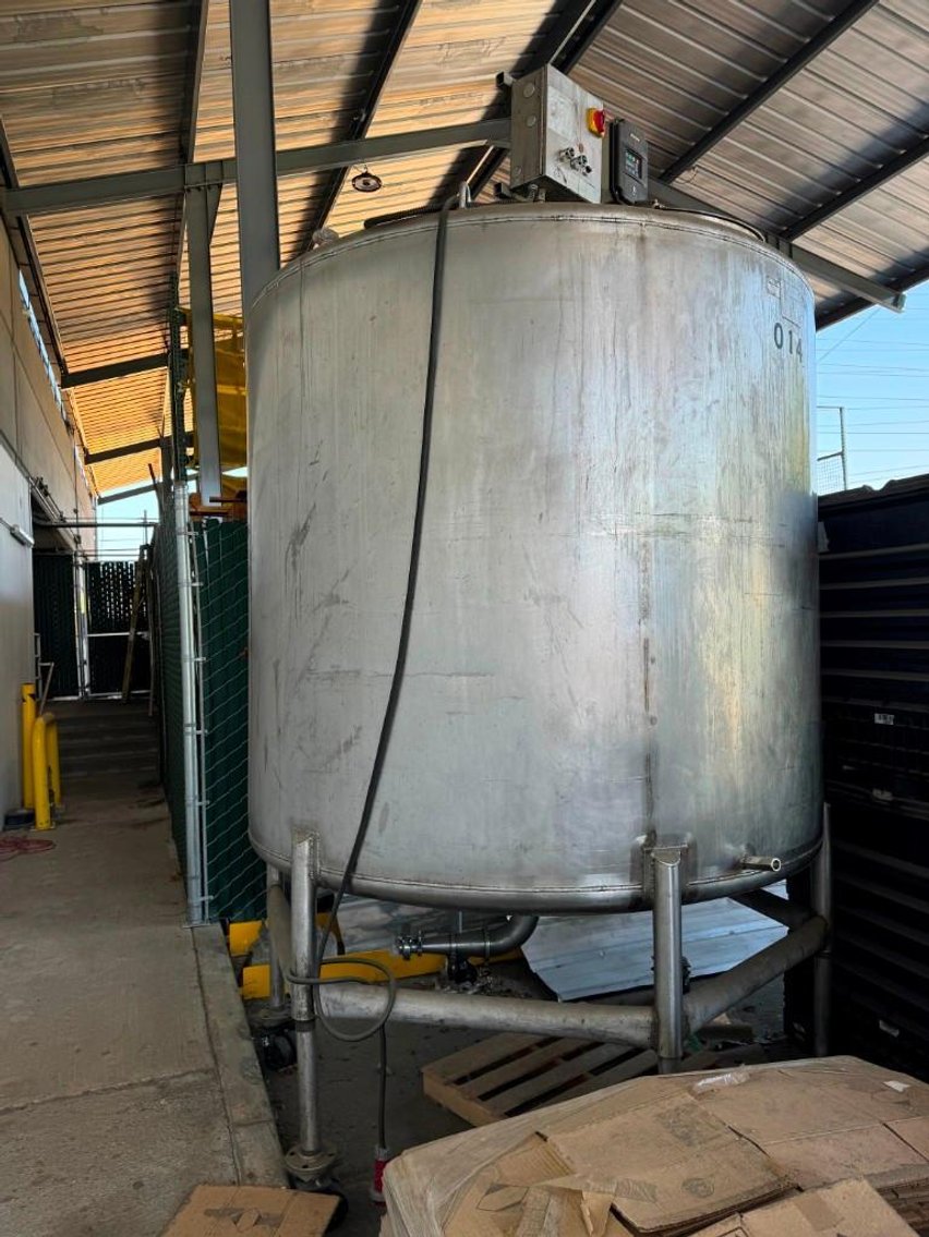 Image for ***SOLD*** MJK2278 Walker 1,700 Gallon Single Walled Agitation Tank