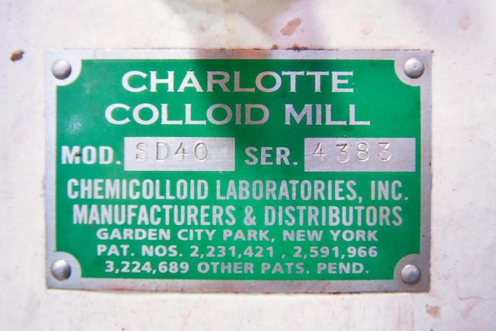 Image for MJK2253 ***SOLD*** Charolette Collid Mill SD40
